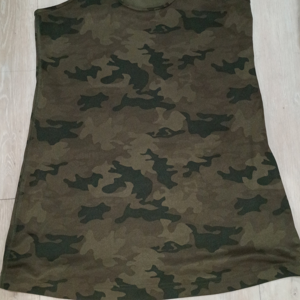 Lululemon Athletica Camouflage Tank Top - Green and Brown
